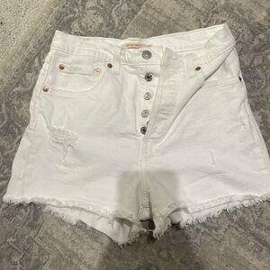 Levi’s ribcage Shorts white 27